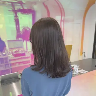 セミロング カラー トレンドレイヤー No.1/KOHEIのヘアスタイル