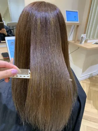 セミロング 髪質改善お任せ ください♪ひとみのヘアスタイル