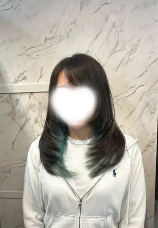 セミロング カット¥1100 ✂️MIUのヘアスタイル