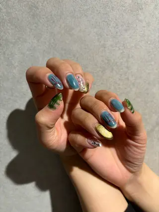 ネイル mano Hanaのネイルデザイン