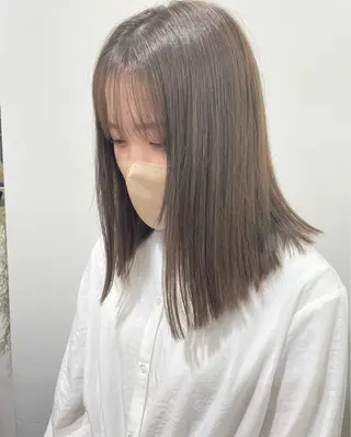 ミディアム カラー パーマ ヘアアレンジ キッズ ネイル マツエク・マツパ アイブロウ belta.🌱 安藝夏花🌻のヘアスタイル