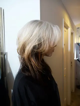 セミロング カラー 森田 琴心のヘアスタイル