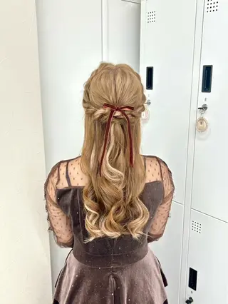 ロング ヘアアレンジ ️💛ᩚヘアセット/ エクステ/みゆ️🌻のヘアスタイル