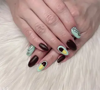 ネイル 🦩son🌴 東十条ミューズネイルのネイルデザイン