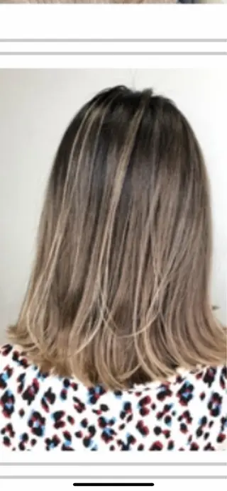 カラー 坂野 結子のヘアスタイル
