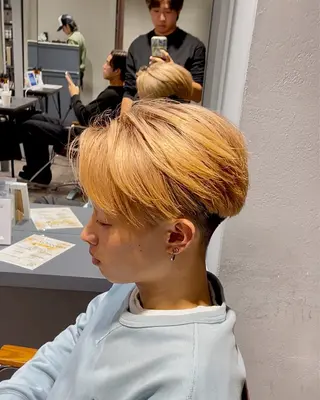 カラー メンズ 大人男子の メンズパーマのヘアスタイル