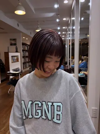 ショート 柿坂 華のヘアスタイル