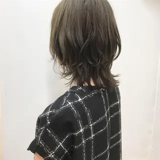 カラー クニモトハルナ ボブ/柔らかカラーのヘアスタイル