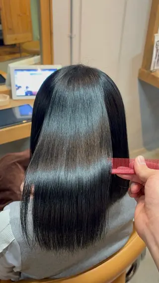 ミディアム hair&life egerie days所属・恵比寿/髪質改善/ レイヤー/羽立蔵之助のヘアスタイル