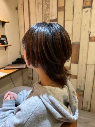 ミディアム 古井 成のヘアスタイル