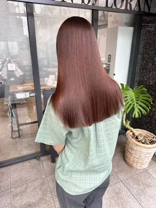 ロング yuuka🌻 ハイライト/艶カラーのヘアスタイル