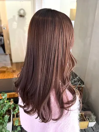 ロング 田中 結月のヘアスタイル