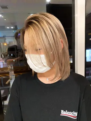 ミディアム welring hair salonのヘアスタイル