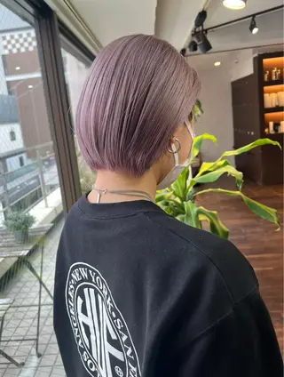 ショート カラー ハイトーン/ボブ 🎀sonokaのヘアスタイル