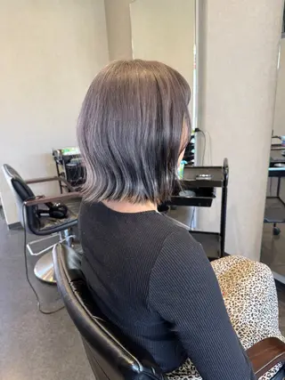 ミディアム 髪質改善⚡️カラー 🍀武久 誠🍀のヘアスタイル