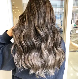 ロング タナカ タクヤのヘアスタイル