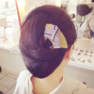 ヘアアレンジ 福永 里奈のヘアスタイル