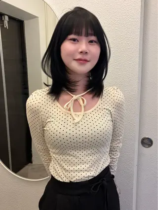 ミディアム 髙杉 心のヘアスタイル