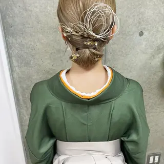 ミディアム ヘアアレンジ 坂本 沙也加のヘアスタイル