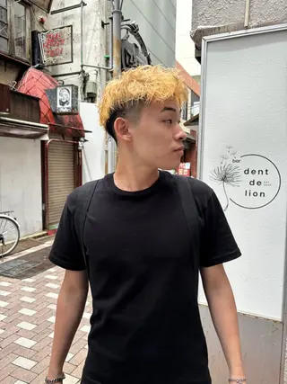 ショート メンズ men's/perm colorDaijuのヘアスタイル