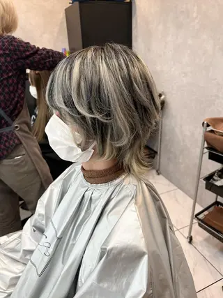 カラー SALOWIN栄 高須大貴のヘアスタイル