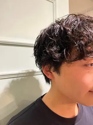 パーマ メンズ 谷口 鈴音のヘアスタイル