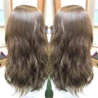 ロング カラー パーマ ヘアアレンジ メンズ キッズ ネイル マツエク・マツパ SHIORI💜口コ ミNo.1艶カラーのヘアスタイル