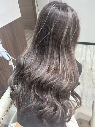 ロング カラー ヘアアレンジ Belle hair Design青野大貴のヘアスタイル