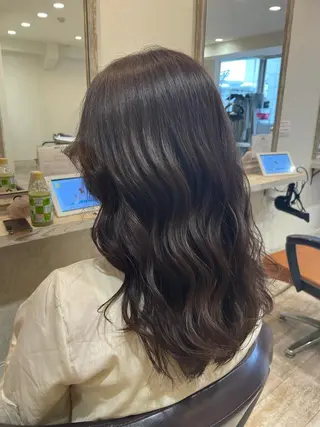 ロング カラー 小顔/似合わせカット 杉山莉菜のヘアスタイル