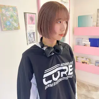 ショート カラー メンズ ボブ特化✨ 松本竜之介のヘアスタイル