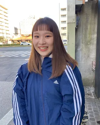 セミロング パーマ美容師 hanaのヘアスタイル