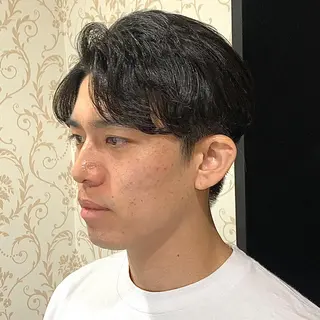 ショート パーマ メンズ メンズパーマ&メンズ 縮毛矯正/平野/渋谷のヘアスタイル