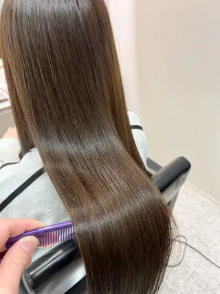 ロング カラー 髪質改善 ヒデのヘアスタイル