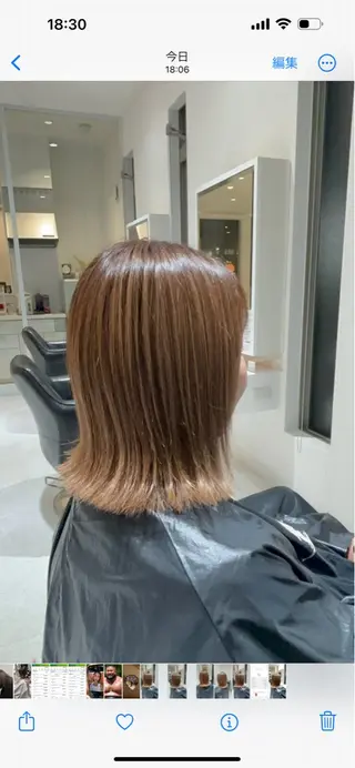 ミディアム カラー 【20時〜22時】 KENのヘアスタイル