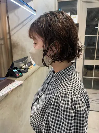 パーマ 赤み消し×透明感 /🌙suwa🌙のヘアスタイル