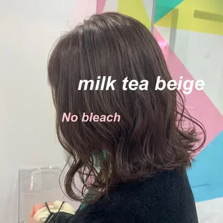ミディアム カラー ヘアアレンジ 完全💗マンツーマン marinのヘアスタイル