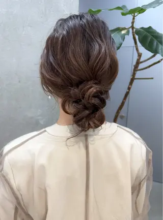 ヘアアレンジ 谷町/Le'a /竹原しおなのヘアスタイル