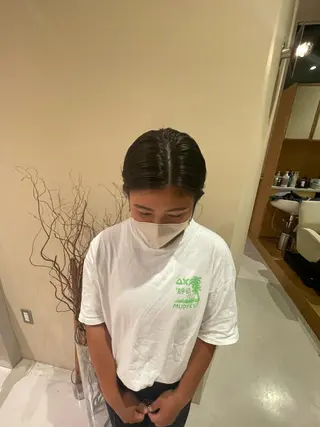 ショート カラー ヘアアレンジ 🎀オイダイラ モモカ🎀のヘアスタイル