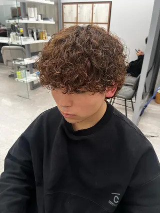 パーマ メンズ 🍐シャドウパーマ メンズ特化/守岡🍐のヘアスタイル