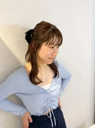 ミディアム Kaho🌼/メンズ ニュアンスパーマのヘアスタイル