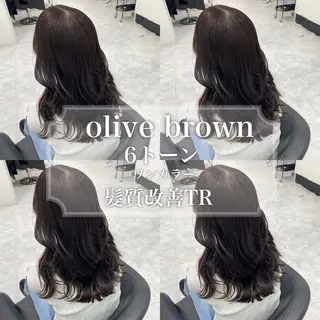 カラー 🤍ブリーチなし ブラウンhimi🤍のヘアスタイル