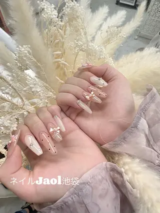 ロング ネイルJaol 池袋のネイルデザイン