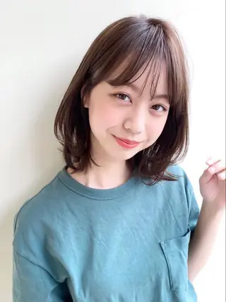 ミディアム カラー パーマ 🌿理想を叶える🌿 似合わせ🌟RISAのヘアスタイル