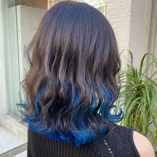 ミディアム カラー メンズパーマ/ エクステ🌞セナのヘアスタイル