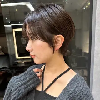 ショート パーマ ヘアアレンジ ボブ｜韓国｜美髪矯正 ｜amika🌙のヘアスタイル