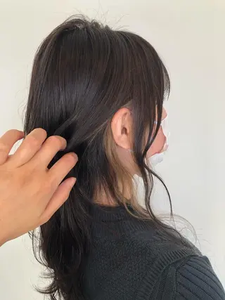 ロング カラー 森田 真由のヘアスタイル