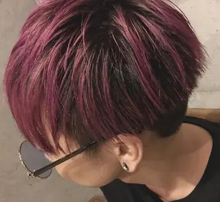 ショート メンズ カラー 小田川 竜也のヘアスタイル