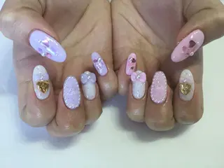 ネイル 💎🐰 saki. m 🐰💎のネイルデザイン