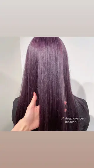 ロング レイヤー🩵オリーブ /透明感/Miuのヘアスタイル