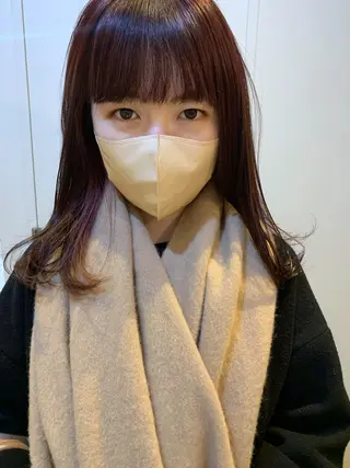 ミディアム カラー AR.MARA サトウヒカルのヘアスタイル